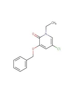 Astatech 3-(BENZYLOXY)-5-CHLORO-1-ETHYLPYRIDIN-2-ONE, 95.00% Purity, 0.25G